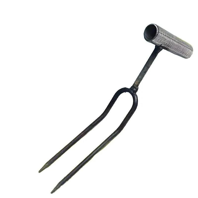 Handheld Adjustable Gardening Two Teeth Fork Stainless steel multifunction Gardening Spade Fork