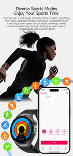 2026 New Accurate Body Health analysis Smart Watch Men ECG Blood lipids Uric acid Blood Pressure Body Fat Voice Call Smartwatch