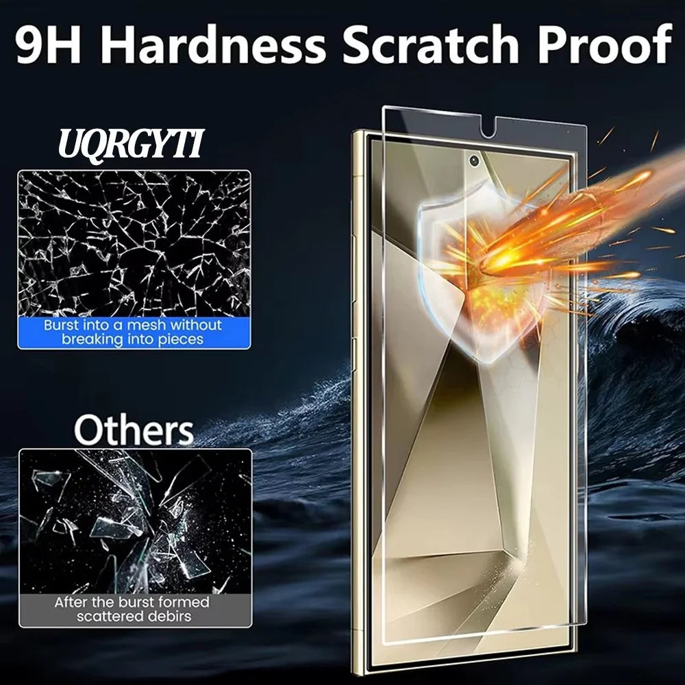 S26 S25 Ultra Protective Glass For Samsung Galaxy S25 S24 Ultra Screen Protector A17 A27 A37 A57 A56 A36 A26 A55 A54 A53 A15 A16 A35 Glass S21 S22 S23 Plus Pelicula Cristal Templado S24 FE Phone Front Film Image secondaire du produit