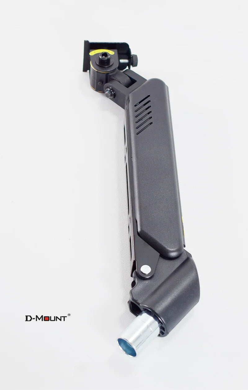 D-MOUNT D80 metal alumin 2-10KG 13"-32" monitor desktop stand mount gas spring arm full motion rotate clamp 0-60mm grommet