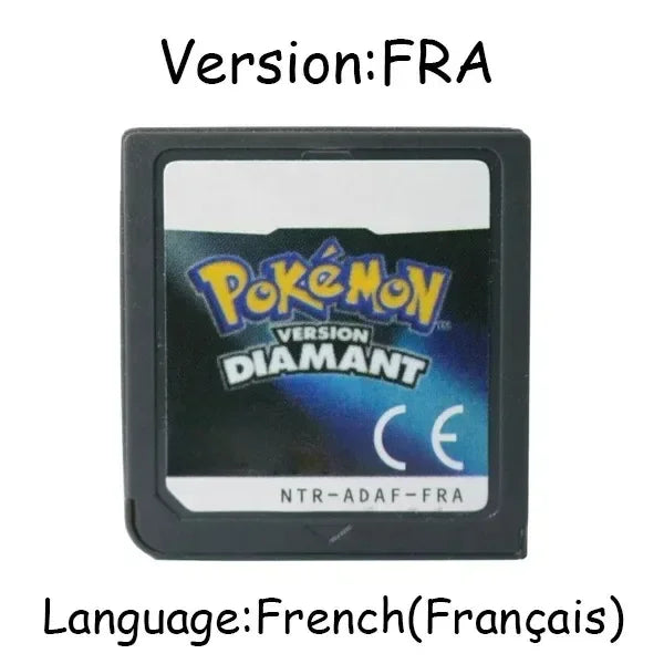 Pokemon Series DS Game Cartridge Video Game Console Card HeartGold SoulSilver Diamond Platinum Pearl Multilingual for NDS 3DS