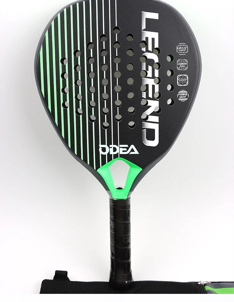 ODEA Beach Tennis Racket Full Carbon Fiber Rough Surface Outdoor Sports Racket For Men Women Adult Senior Player 3K 18K