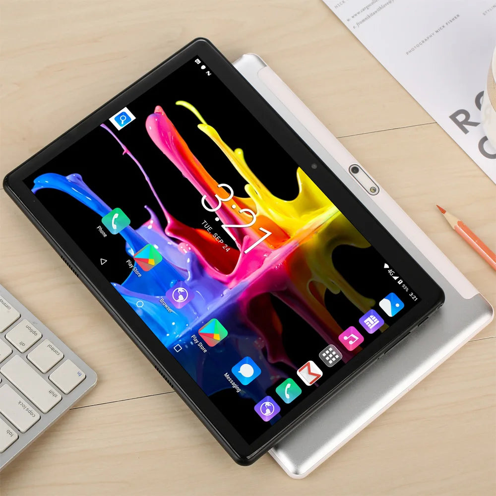 BDF Hot Sales New 10.1 Inch Tablets Octa Core 4GB RAM 64GB ROM Dual SIM Cards 3G Phone Call WiFi Bluetooth Google Play Tablet Pc