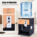 220v Hot Cold Water Dispenser Top Loading Water Cooler Dispenser Hold 3.5l/5l/10l /18.9l Countertop For Desks,coffee tables