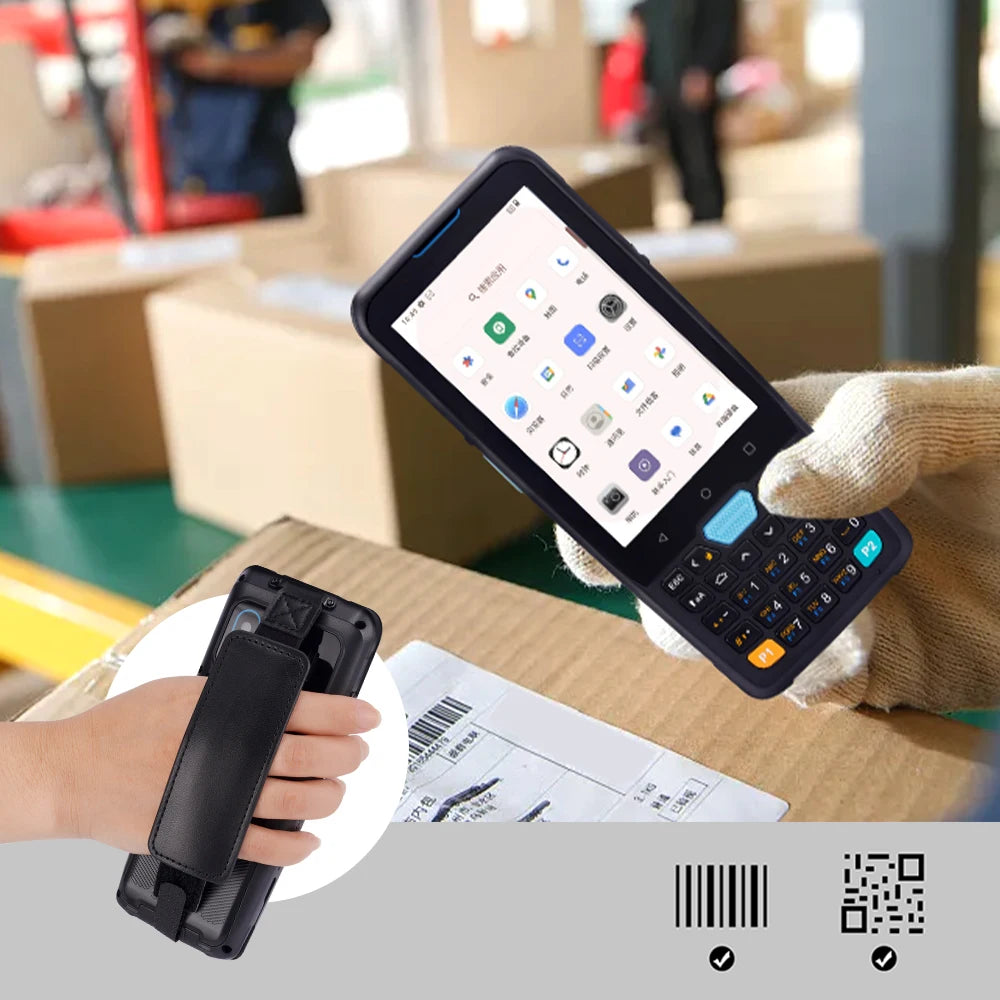 YK957 JR Android 2d Qr Code Reader Handheld Terminal Pda Android Barcode Scanner with Nfc Rfid Reader Medical Device Pdas 4+64g