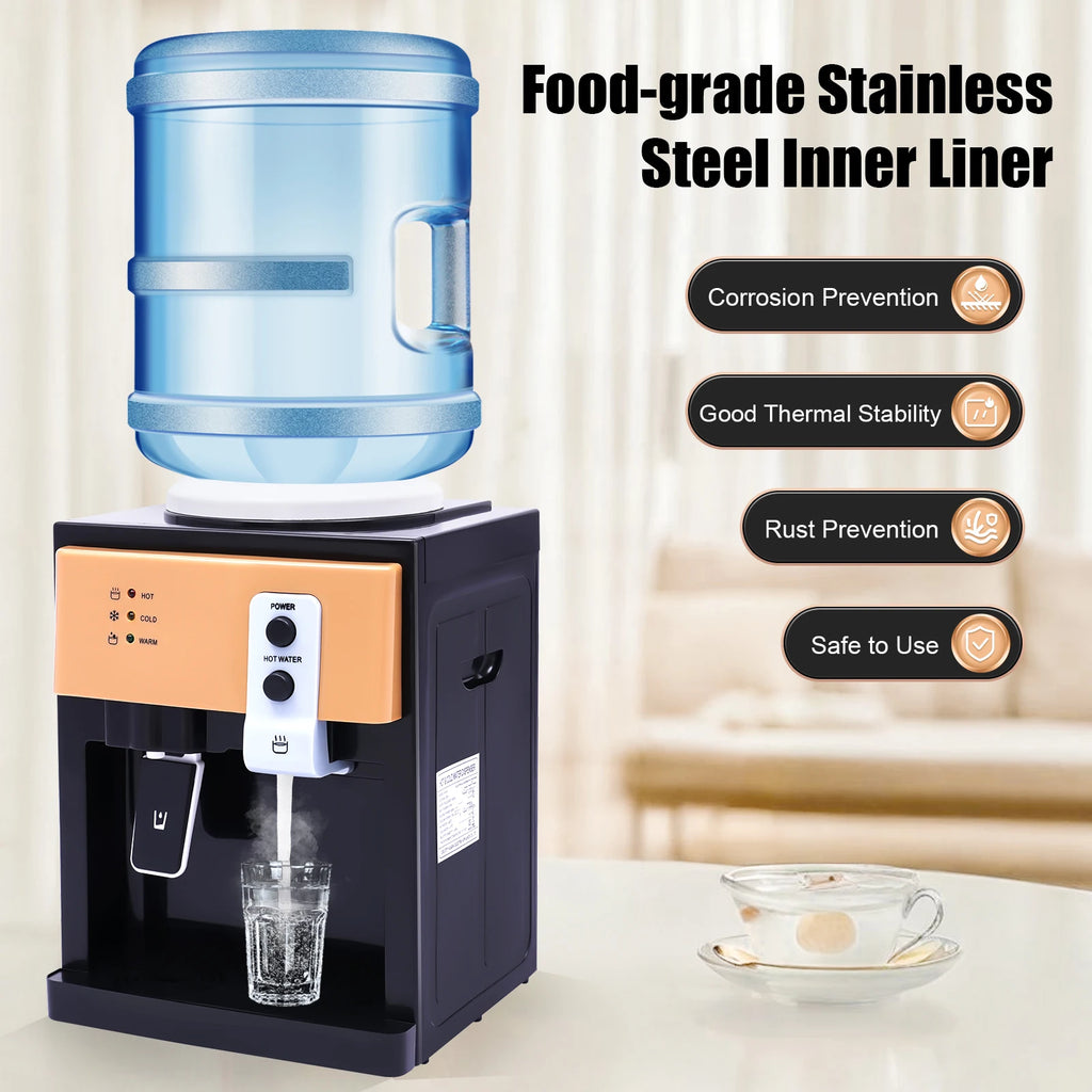 Electric Water Dispenser 8°C-95°C Hot and Cold Water Dispenser Drinking Water Cooler Fast Cooling Heating  for Home Office Use