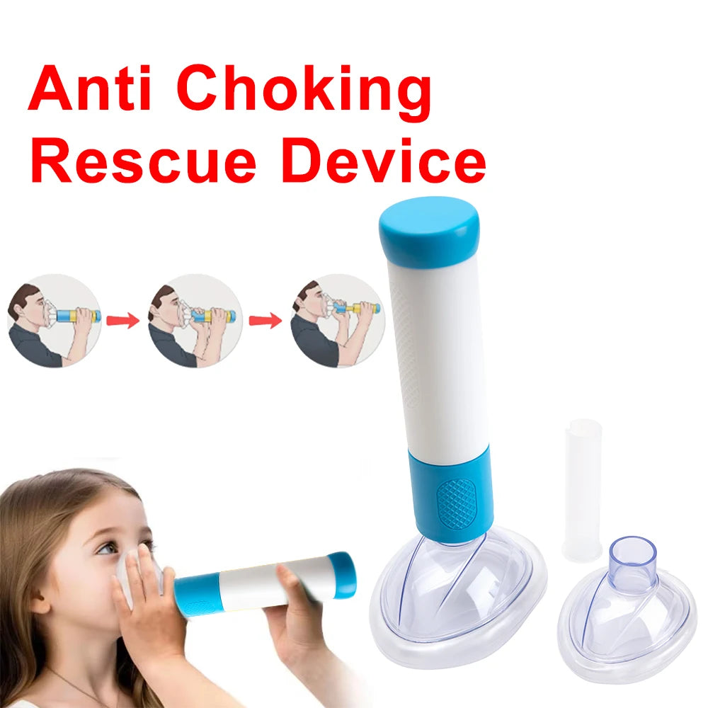 Portable Auto CPR Anti Choking Simple Rescue Device Emergency Life Saving Suction kits kids & Adult travel home