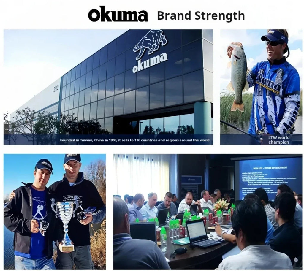 Okuma All Metal Fishing Reel Shallow Line Cup 15KG Anti Seawater Corrosion Rotating Reel 1000-5000