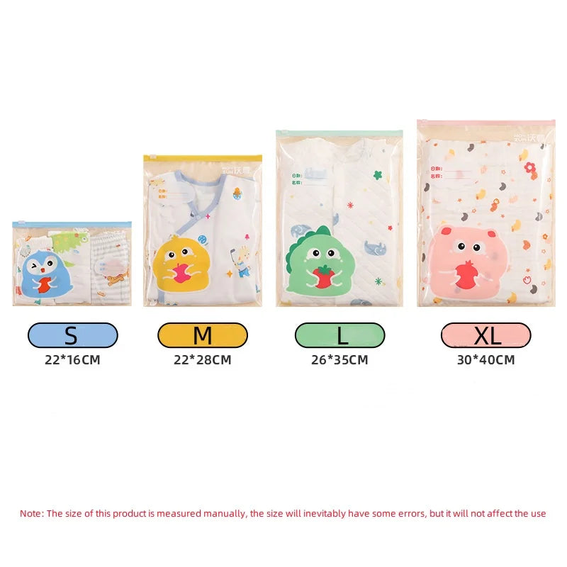 5pcs multi-size maternity bag storage bag Mother and baby outing clothes diaper travel packaging Zipper bag Secondary image