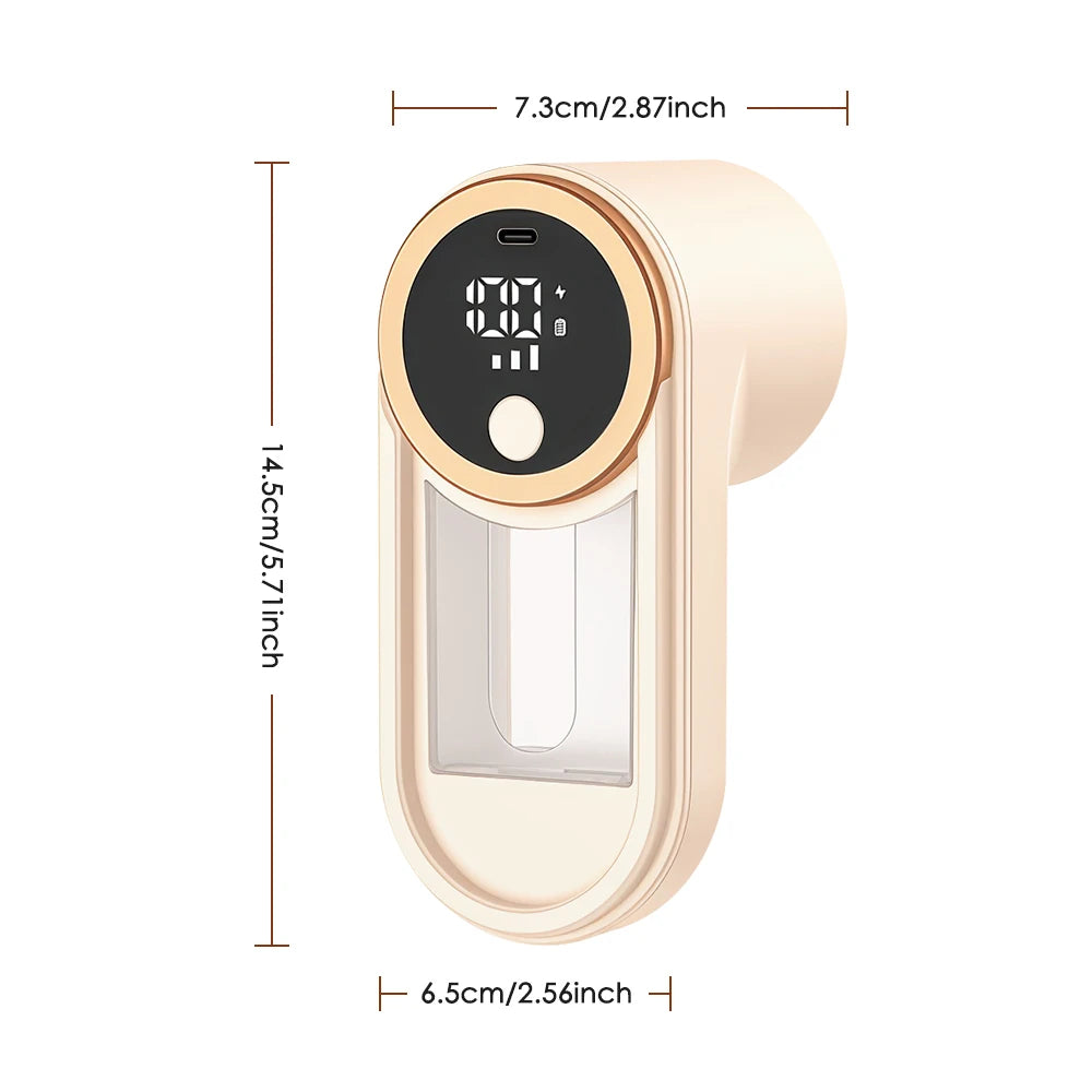   Lint Remover for Clothing 3 Speeds LED Digital Electric Pellet Fluff Remover  Rechargeable Fuzz Fabric Shaver Sweater Hair