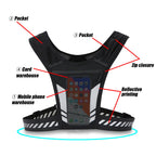 Ultra Light Running Vest with Phone Pocket Water Bottle Holder Breathable Hydration Pack for Outdoor Cycling Hiking Trail