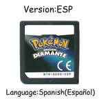 Pokemon Series DS Game Cartridge Video Game Console Card HeartGold SoulSilver Diamond Platinum Pearl Multilingual for NDS 3DS