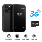 SERVO 15SE Super Mini Smartphone Android System 2GB+16GB Play Store Wifi Dual SIM 3.0" Small Pocket Cheap Smart Phones 3G WCDMA