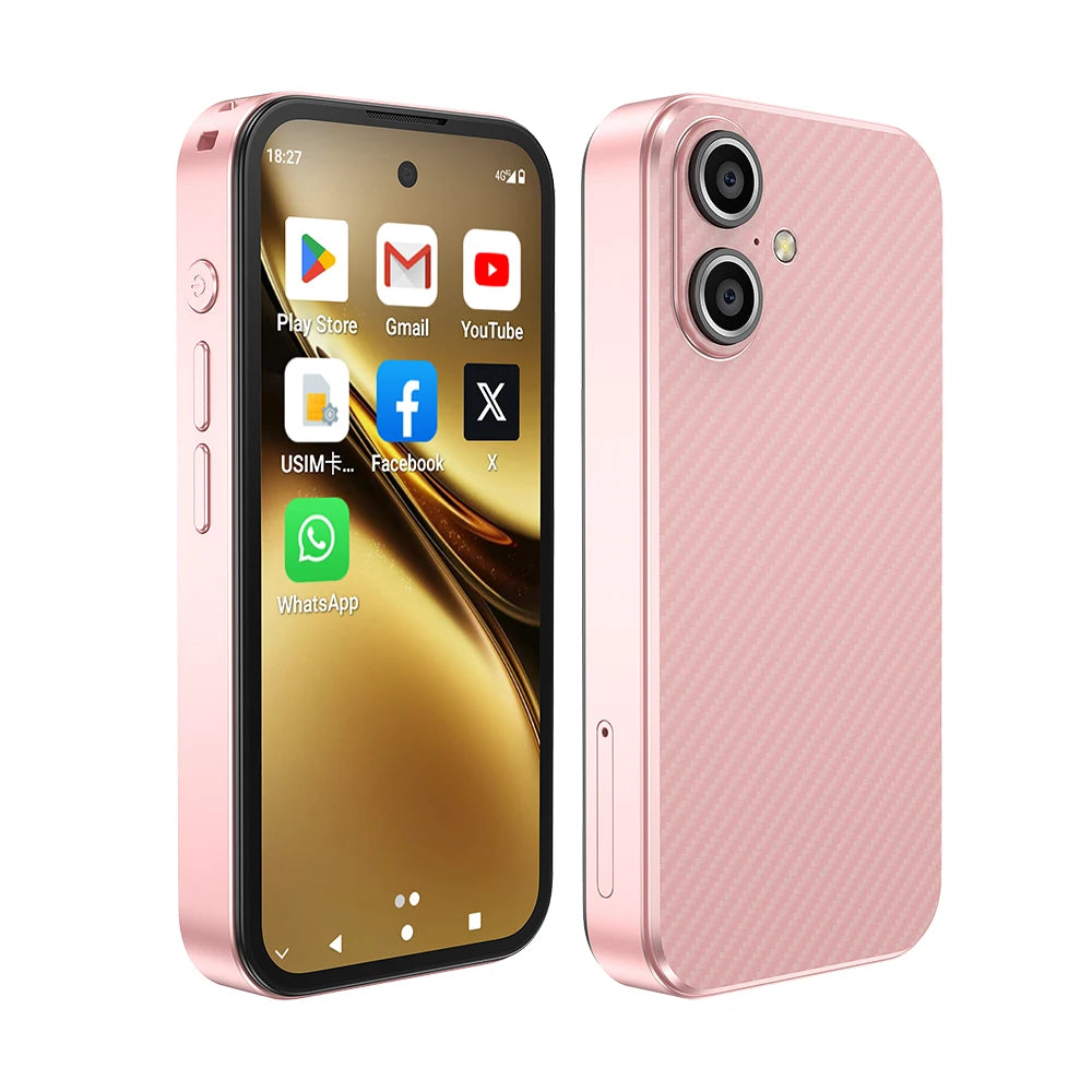 UNIWA Q333 4G Full Bands MINI Smartphone Android 3GB+64GB Mobile Phone 2000mAh Face ID WhatsApp GPS Small Phone Support TF Card