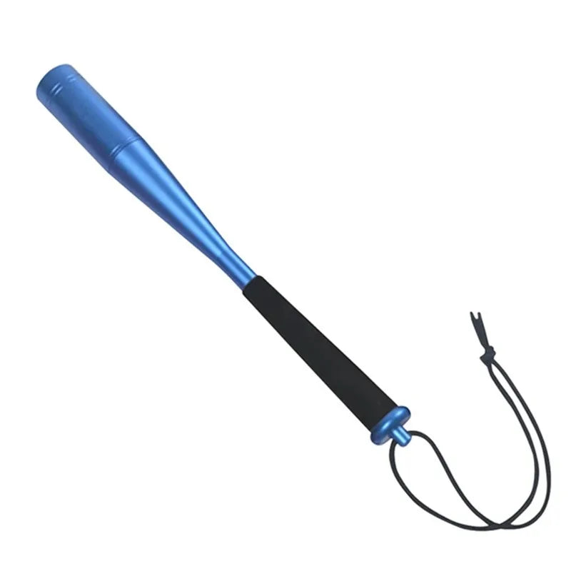 1/2/3pcs Fish Hammer Beat 104g Aluminum Alloy Fish Knocking Stick EVA Handle Fishing Bat Fishing Priest Device Fishing Tackle