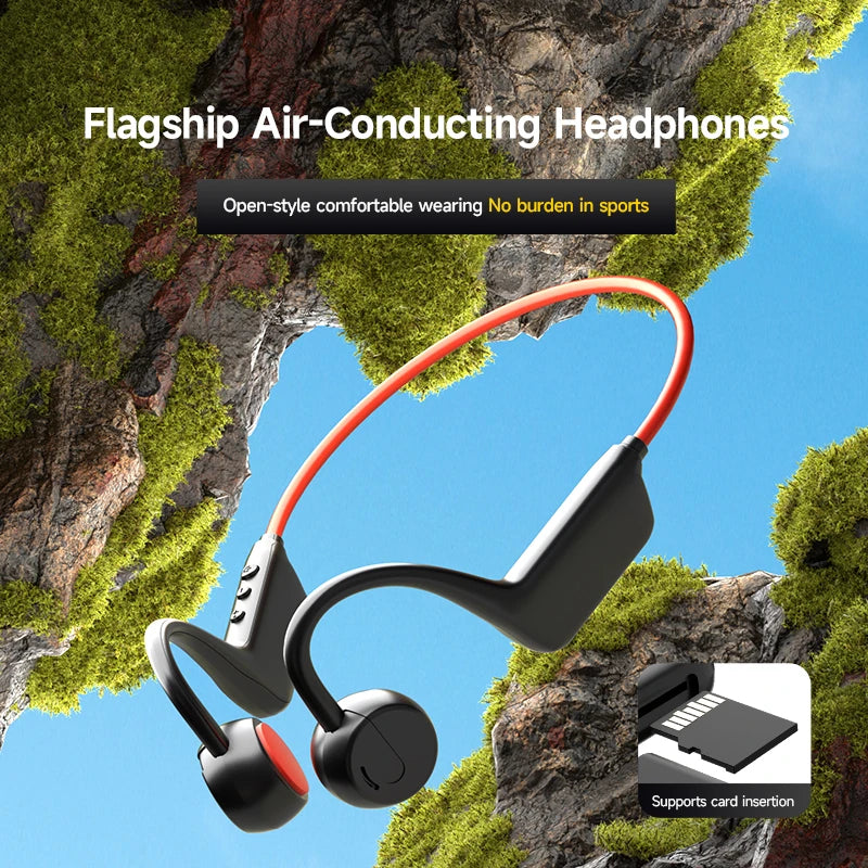 OnePlus Bone Conduction Headset Sport Headphone IPX8 Waterproof Bluetooth 5.4 Wireless Earphone Hands-free With Mic for Exercise