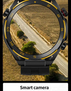 2026 New Smartwatch, Wireless Call, AI Voice, 40+ Sports Modes, Outdoor Fitness, Long Battery, Music & Message Alert, Unisex Gif