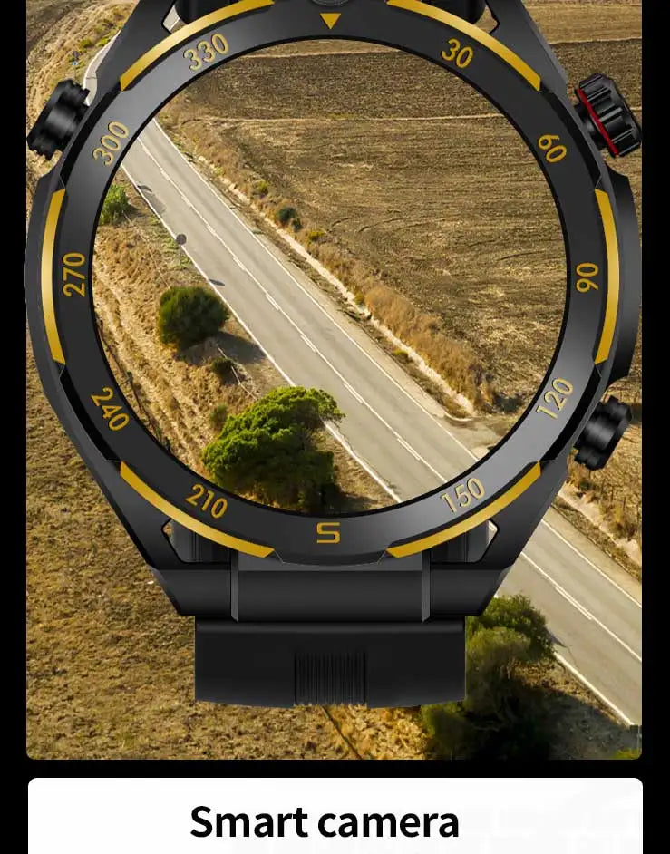 2026 New Smartwatch, Wireless Call, AI Voice, 40+ Sports Modes, Outdoor Fitness, Long Battery, Music & Message Alert, Unisex Gif