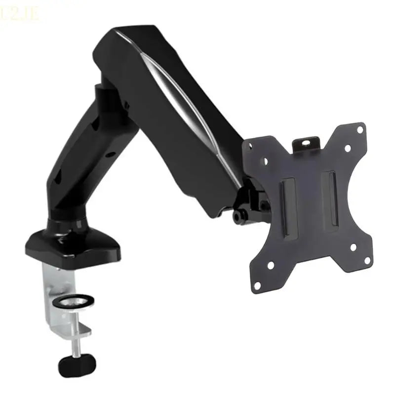 U2JE Single Stand Mount Heavy-Duty Fully Adjustable Desk Clamp Arms for Computer Screens Fits Most 13-27'' Monitors Image principale du produit