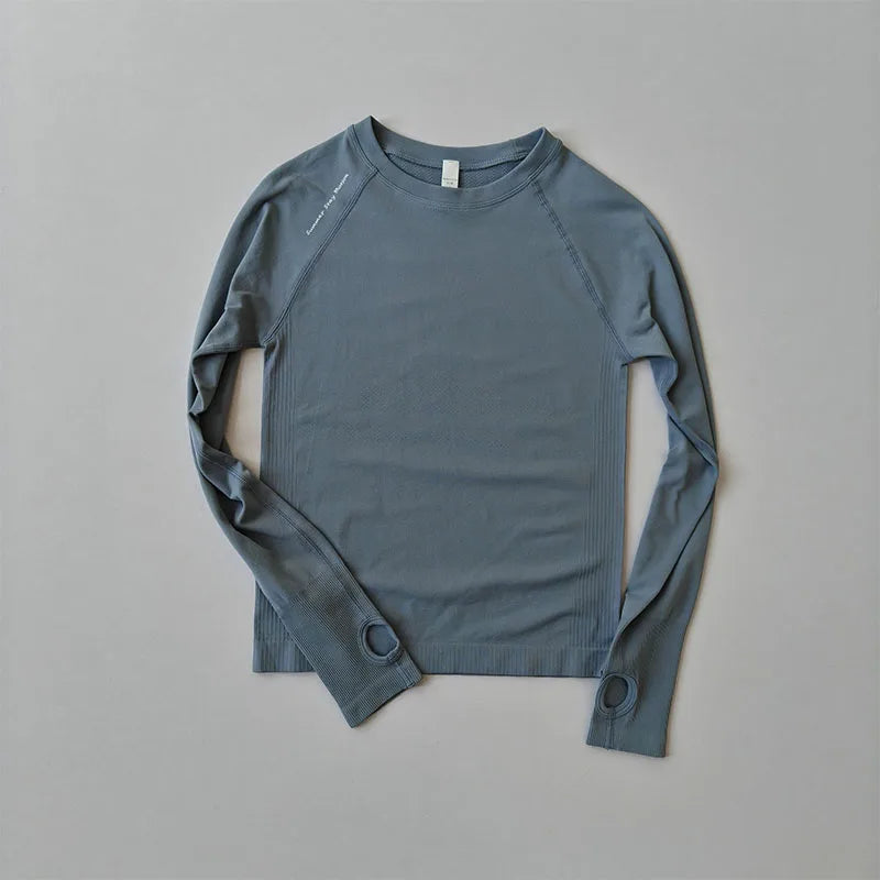 Women's Outdoor Sports Shirt Yoga Wear Fitness T-Shirt Running Workout Tops T-shirt Female Sportswear Exercise Gym Clothing