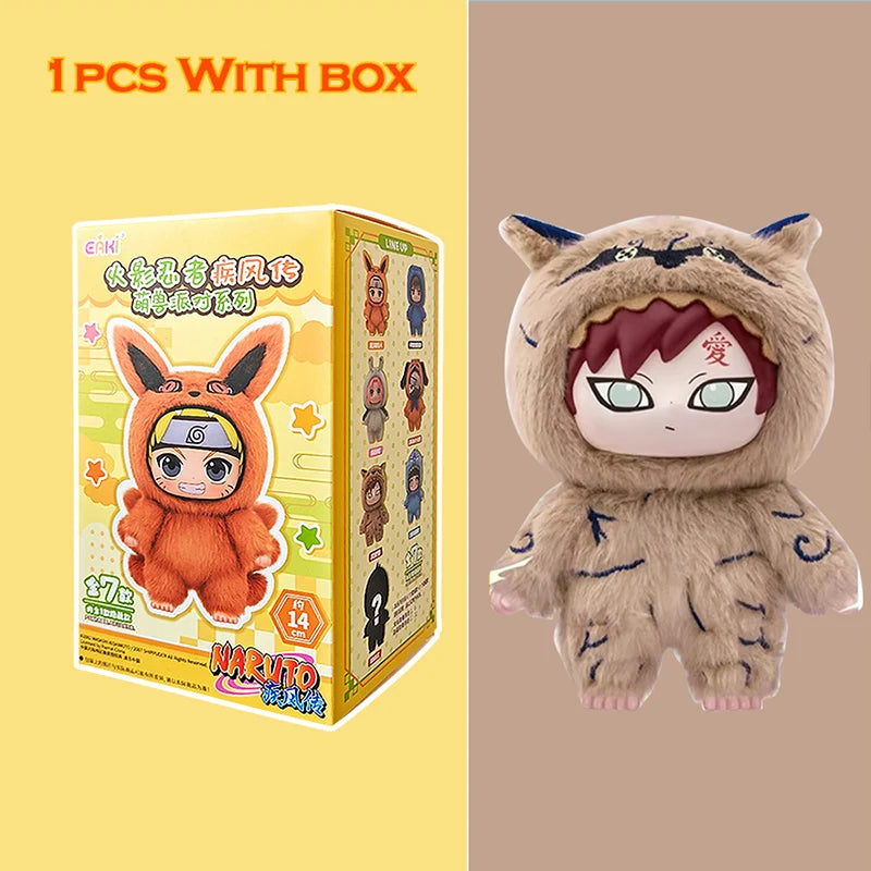 EAKI Naruto Blind box Shippuden Naruto Uzumak Sasuke Kakashi Party Series Stuffed Doll Handmade Ornament Toy Collection Gift