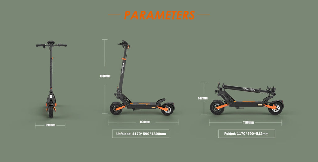 EU Stock KuKirin G2 Pro (VMP) Electric Scooter48V 15.6Ah Battery 500W Motor 25km/h Max Speed 55km Range Original Kickscooter
