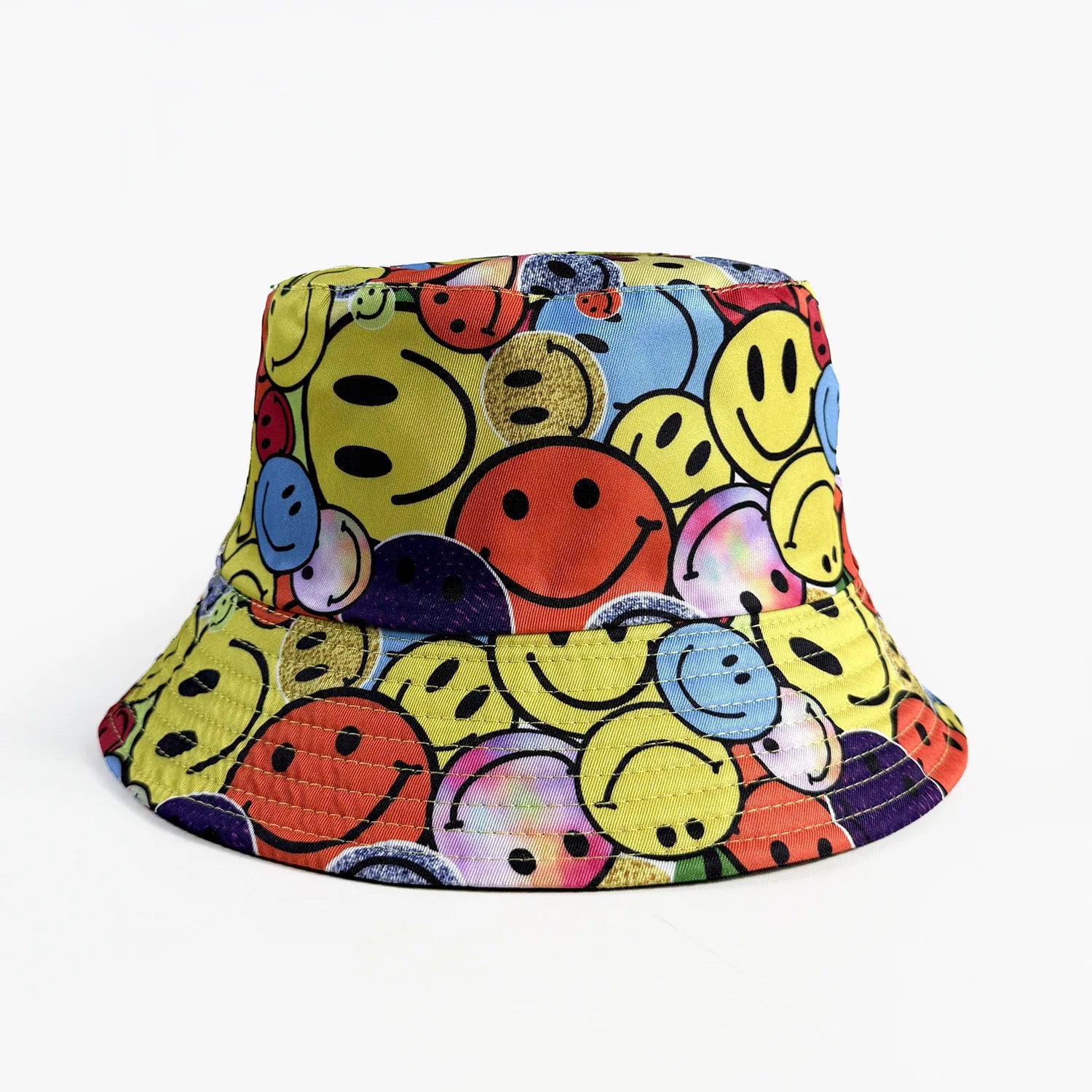 Cartoon Youthful Cool Novelty sun moon smiling face fish fisherman hat Outdoor Leisure Sunscreen Sun Hat Men Women bucket hats