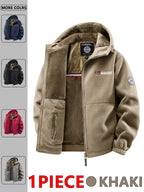 Men's Autumn and Winter Outdoor Hooded Jacket, Suitable for Daily Wear at Home, for Travel, Parties, Commuting, Outdoor Fashion Versatile, Enhances Temperament, Streetwear, Travel Wear.