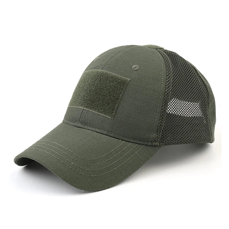 Outdoor Multicam Camouflage Adjustable Cap Mesh Tactical Airsoft Fishing Hunting Hiking Basketball Snapback Hat Image principale du produit