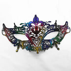 New Women Hollow Lace Face Mask Masquerade Sexy Cosplay Prom Party Props Costume Mask Nightclub Halloween Black Eye Mask