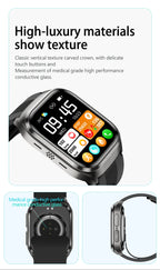2026New Health Watch Blood Pressure Accurate Measure Smart Watches Men Uric Acid Blood Lipids waterproof Airbag Smartwatch Women