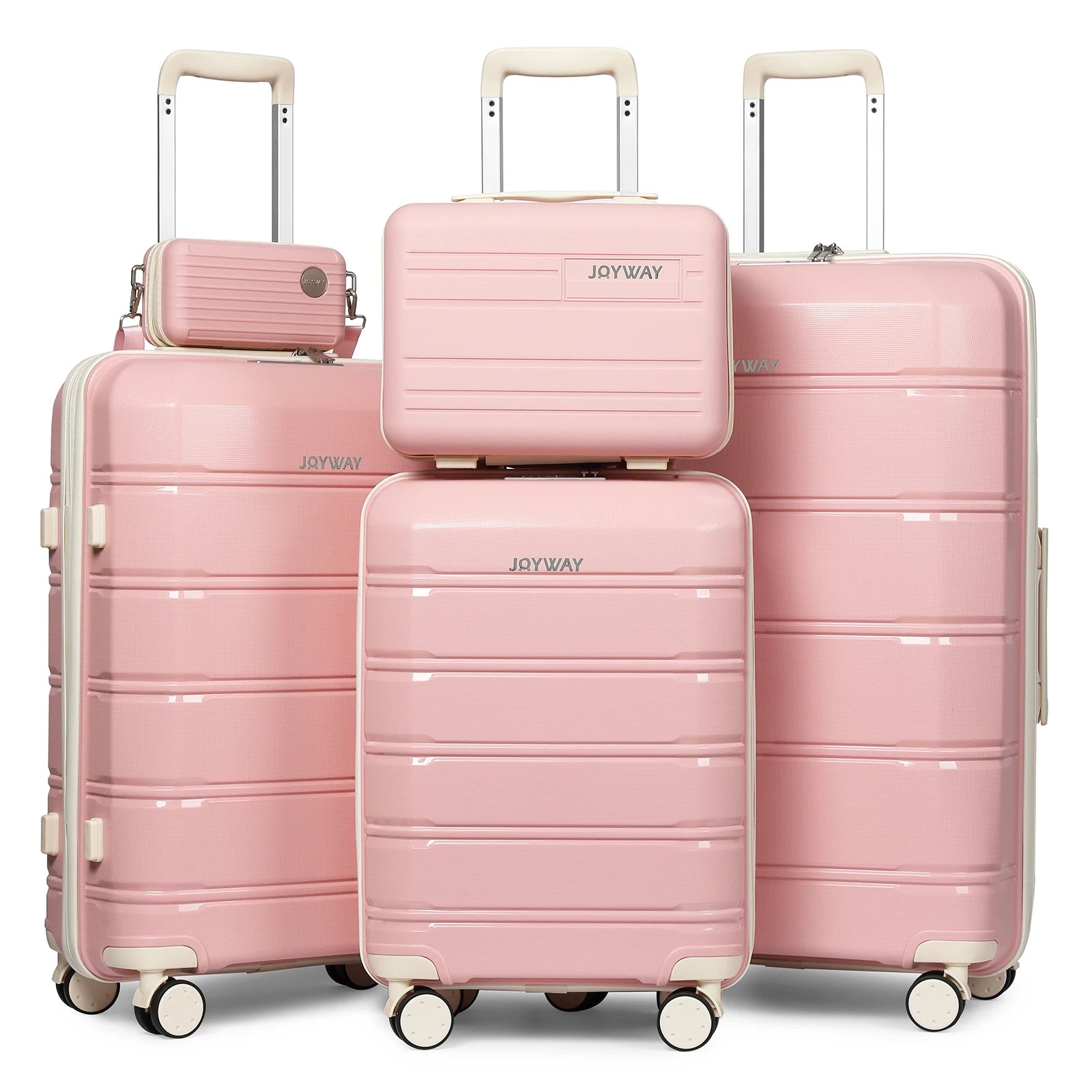 Joyway Travel Luggage Sets, Stylish Carry On Checked Suitcase Set,Sturdy Durable Scratch-resistant,TSA Lock,Spinner Wheels Main image