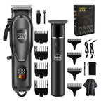 hiena Hair Clipper Kit for Men Electric Shaver Hair Trimmer Professional Cutting Machine Hair Trimmer with LCD Digital Display