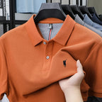 100% pure cotton short sleeved polo shirt high-end luxury brand fashion Paul Pony embroidery golf men's business casual T-shirt