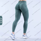 Women's High Waist Seamless Yoga Leggings Tummy Control Butt Lifting Workout Pants Soft Athletic Leggings for Gym Fitnes Running
