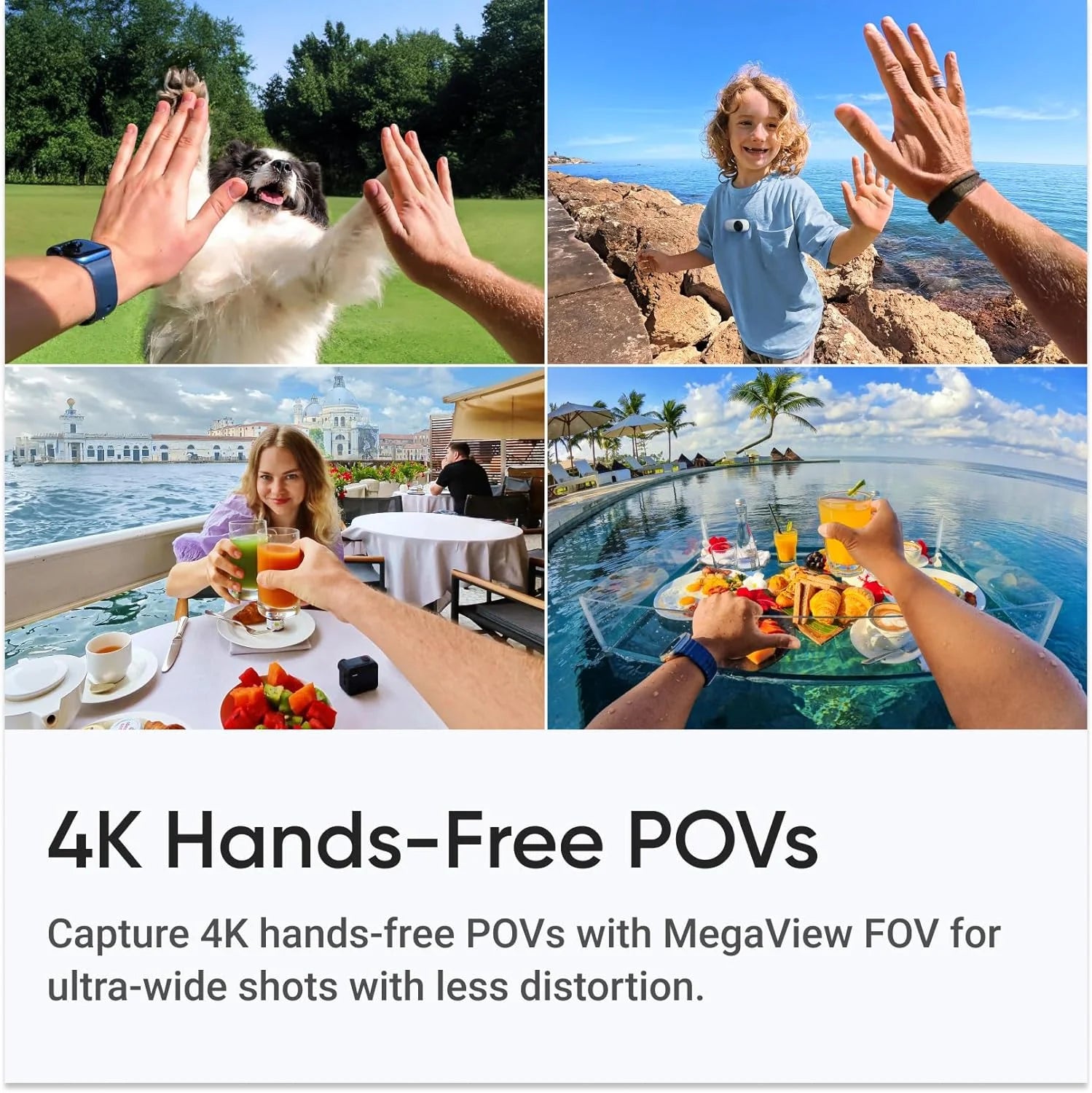 Insta360 New GO 3S - 4K Tiny Camera, Portable and Versatile, Hands-Free, POV, Mount Anywhere, Stabilization