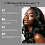 Tanning Gel Instant Bronzer Self Tanning Mousse Hydrating Natural Glow Sun Kissed Buildable Color Nourishing Moisturizing 250ml