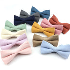 NEW Macarons Suede Bow Tie Adult Child Solid Color Men Bow Tie Super Soft Suede Classic Shirts Bowtie Bowknot