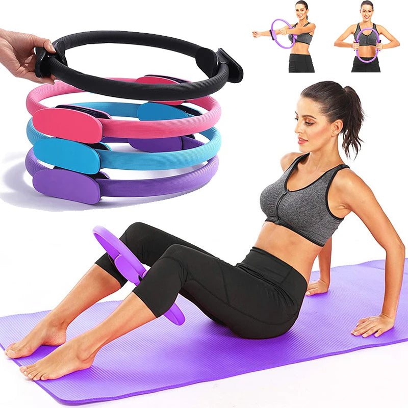 1Pcs Yoga Pilates Ring Non-slip Sports Resistance Ring Fitness Shaping Ring Pelvic Floor Muscle Training Fitness Yoga Equipment Image principale du produit