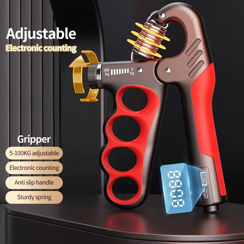 5-100Kg Adjustable Heavy Gripper Fitness Hand Exerciser Wrist Training Increase Strength Spring Finger Pinch Carpal Expander Image principale du produit