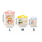 5pcs multi-size maternity bag storage bag Mother and baby outing clothes diaper travel packaging Zipper bag