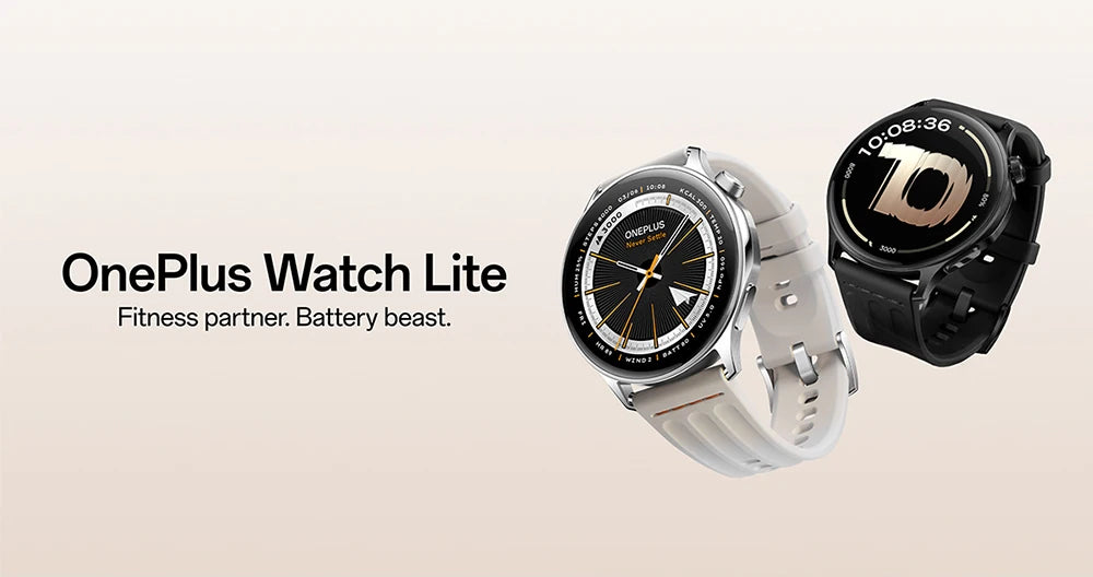 OnePlus Watch lite SmartWatch,1.46 inches Display,59g,10 Days of Reliable Power,Heart Rate,Blood Oxygen Monitorin