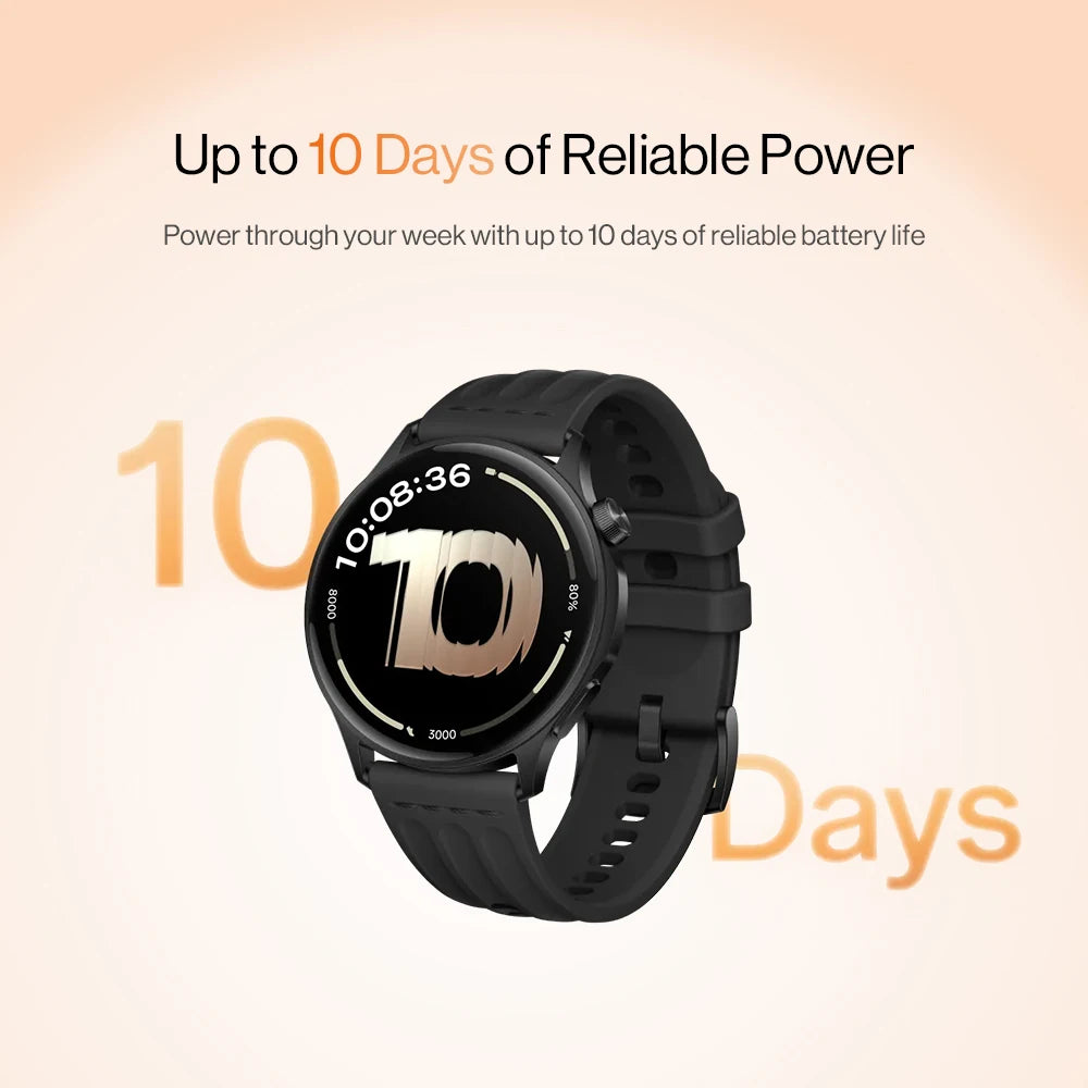 Global Version OnePlus Watch lite SmartWatch,1.46 inches Display,59g,10 Days of Reliable Power,Heart Rate,Blood Oxygen Monitorin