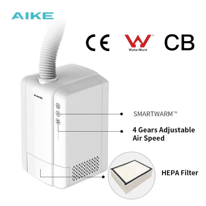 AIKE Airblade Tap Hand Dryer Automatic Bathroom Hand Washing and Drying Machine Washroom Faucets Air Tap Powerful Hand Dryer