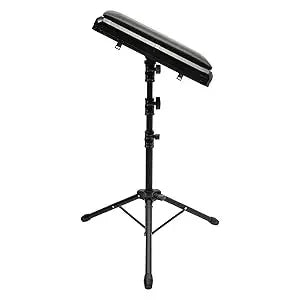 Rolling Makeup Train Case w/Tattoo Armrest Stand,Beauty Trolley Case with 3 Drawers, 4 Universal Wheels, and Combination Lock
