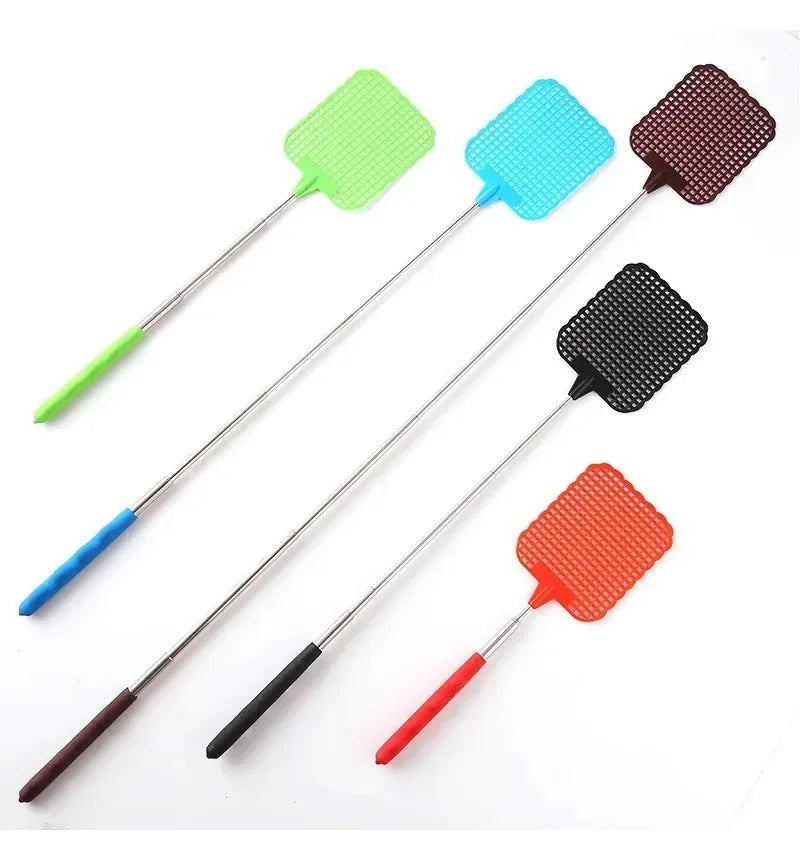 Expandable Fly Swatter Mosquito Killer Stainless Steel Swatting Device Household Indoor Outdoor Pest Control Tool