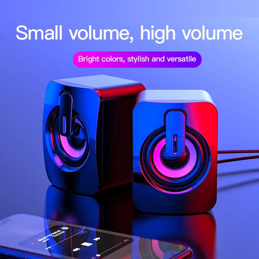 PC Speaker For Computer Laptop Notebook Desktop Caixa De Som Mini Sound Box Music Bocina Column Acoustics Coluna Audio System
