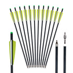 Carbon Crossbow Arrow with Replaced Arrowhead, Archery Bolts, Shooting Accessories, Hunting, ID8.8, OD7.6, 20"