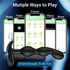 APP Bluetooth Anal Plug Vibrator for Men Prostate Massager Wireless Remote Butt Plug Vibrating Adult Sex Toys for Women Male Gay