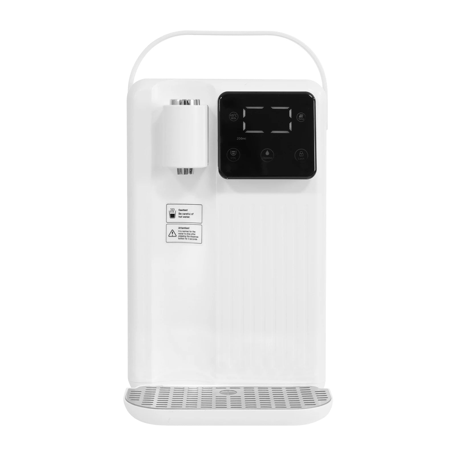 3L White Instant Hot Water Dispenser with LED Display 19*24*29.5cm Fast Heating Water Dispenser Office Desktop Water Dispenser